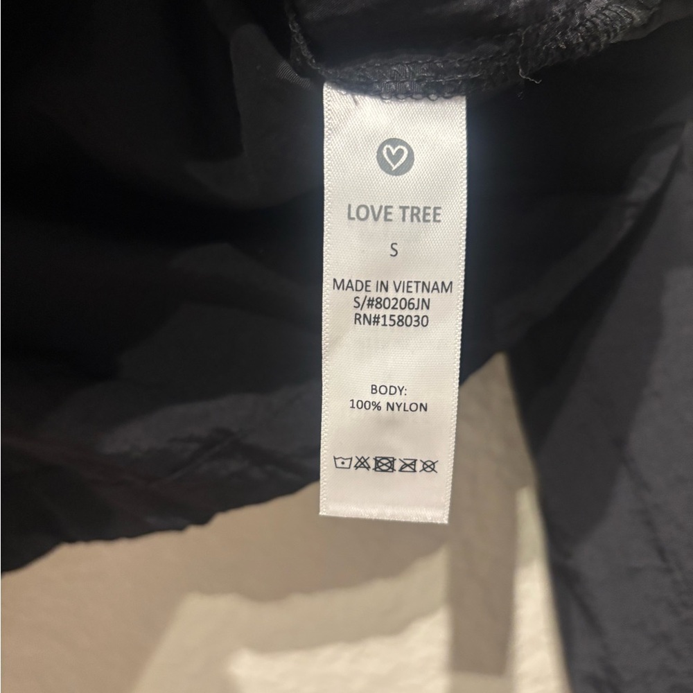 Love Tree Black Utility Jacket with Drawstring - Picture 4 of 4